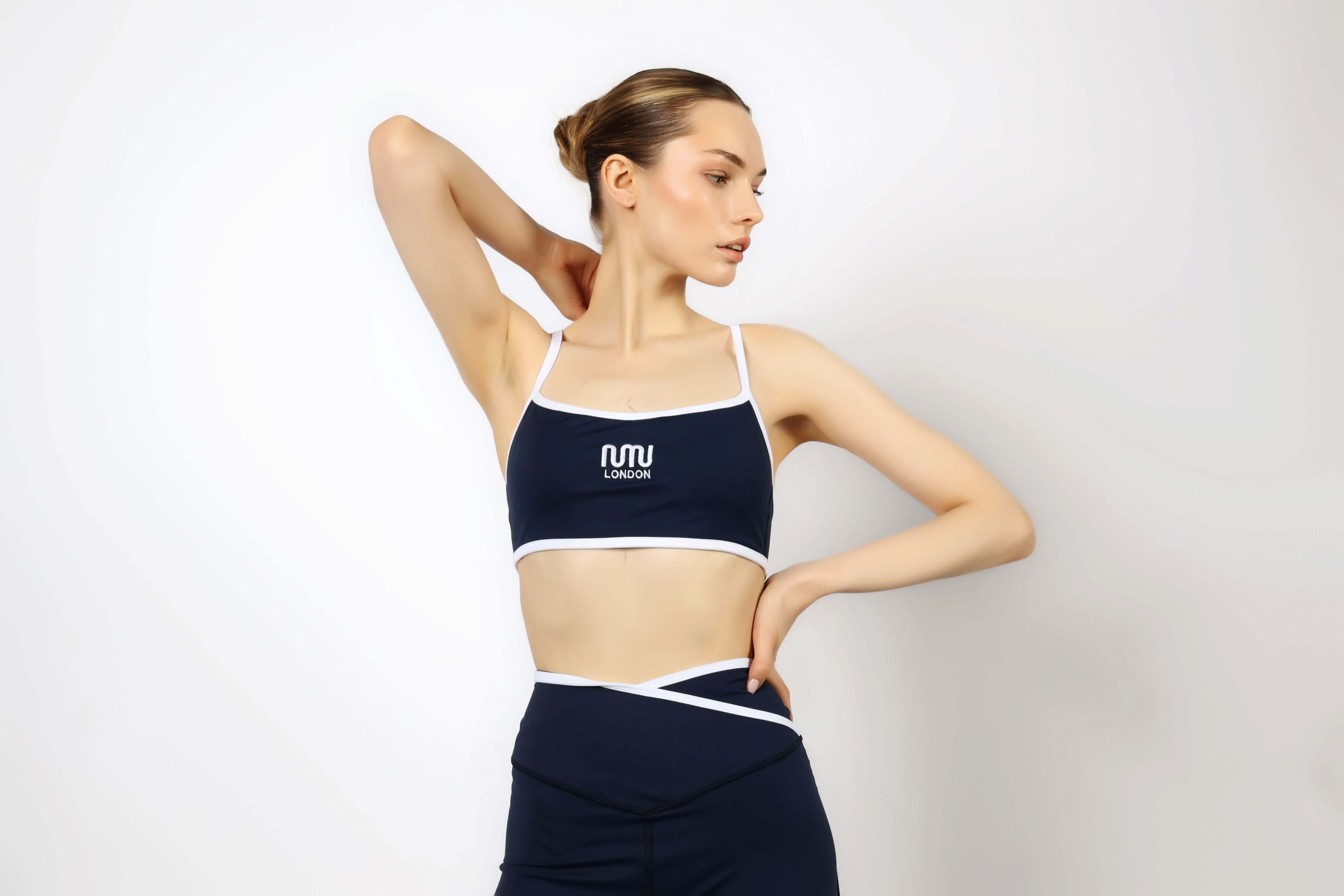 HEAVEN Relaxed Fit Hoodie - Premium Heavyweight Loungewear HEAVEN Hoodie front view HEAVEN Hoodie back view HEAVEN Wide Leg Joggers - Heavyweight Loungewear HEAVEN Joggers front view HEAVEN Wide Leg Joggers lifestyle shot Pulse Sports Bra with white logo
